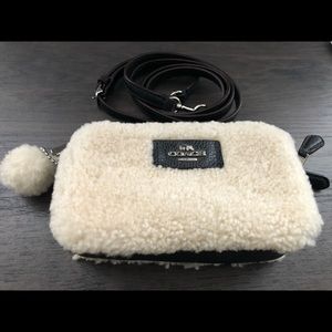 Coach Shearling Clutch